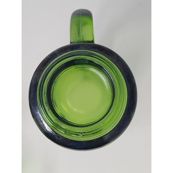 Vintage Emerald Green Glass‎ Beer Mug & Jagermeister 2 Shot Glasses Set - Picture 6 of 15